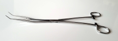 Periodontal-Forceps 30 cm flat angle for pockets between distal molars